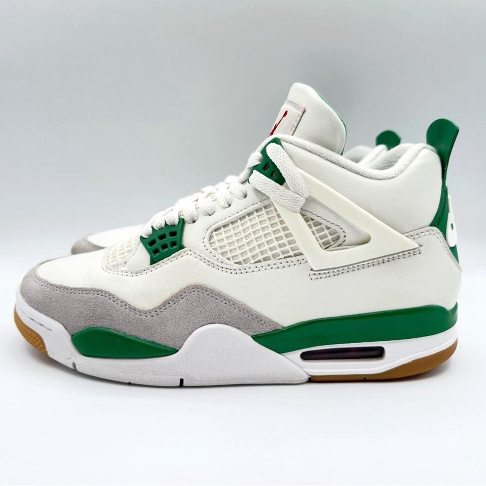 Air Jordan 4 Retro SP Sail White Pine Green High Top Men’s Size 8 Women’s 9.5 - Picture 4 of 11